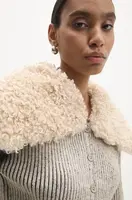 Kardigan Answear.LAB dámský, béžová barva