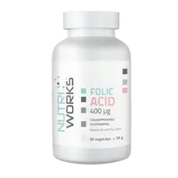 NutriWorks Folic Acid 400µg - 90 kapslí
