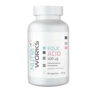NutriWorks Folic Acid 400µg - 90 kapslí