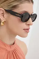 Sluneční brýle Gucci dámské, hnědá barva, GG1587S