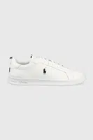 Kožené tenisky Polo Ralph Lauren Hrt Ct II bílá barva, 809860883006