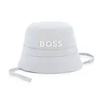 Dětský bavlněný klobouk BOSS modrá barva, J51675