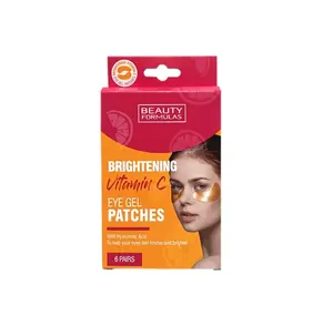 Beauty Formulas Rozjasňující gelové masky pod oči s vitaminem C 6 párů