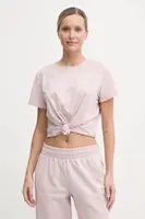 Bavlněné tričko Dkny růžová barva, DP4T9518