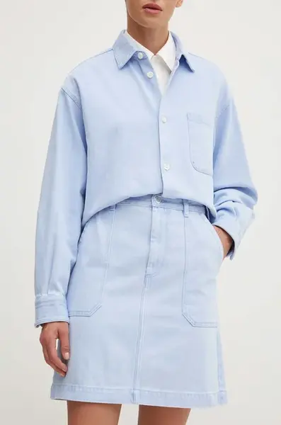 Džínová sukně A.P.C. jupe lea