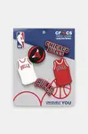 Připínačky na obuv Crocs JIBBITZ NBA Chicago Bulls 5-pack