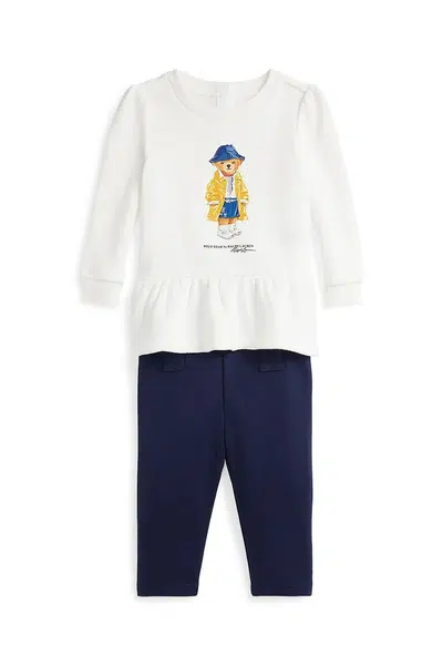 Kojenecká sada Polo Ralph Lauren bílá barva, 310958245001