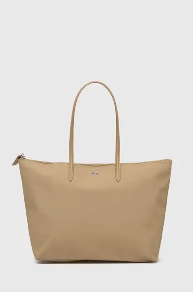 Kabelka Lacoste béžová barva