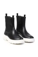 Dětské kožené kotníkové boty Karl Lagerfeld