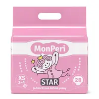 MonPeri Star XS 2-4 kg dětské pleny 28 ks