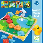 Djeco Vkládací mozaika Kytičky a zvířátka