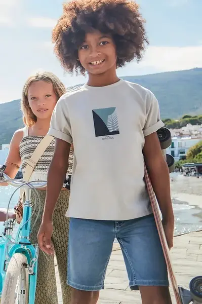 Dětské riflové kraťasy Mayoral soft denim modrá barva, 6203