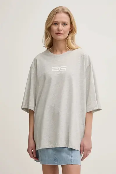 Tričko Gestuz šedá barva, 10909848