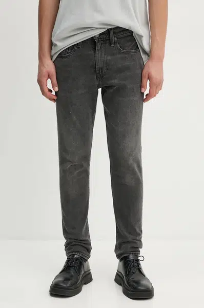 Džíny Levi's 512 SLIM pánské, šedá barva