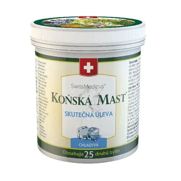 SwissMedicus Koňská mast chladivá 500 ml