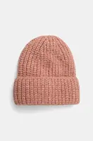 Čepice Answear.LAB růžová barva, z husté pleteniny