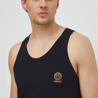 Tričko Versace černá barva, AUU01012 1A10011