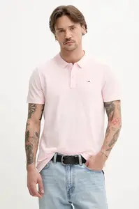 Tommy Jeans polo pánské bavlněné