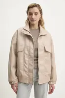 Bunda Answear.LAB béžová barva, přechodná