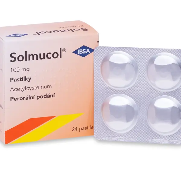 Solmucol 100 mg 24 pastilek