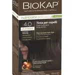 BIOKAP Nutricolor Delicato Rapid 4.00 Přírodní hnědá tmavá barva na vlasy 135 ml