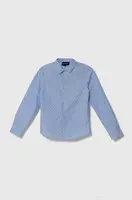 Dětská bavlněná košile Emporio Armani