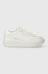 Kožené tenisky Fila PREMIUM bílá barva, FFW0337