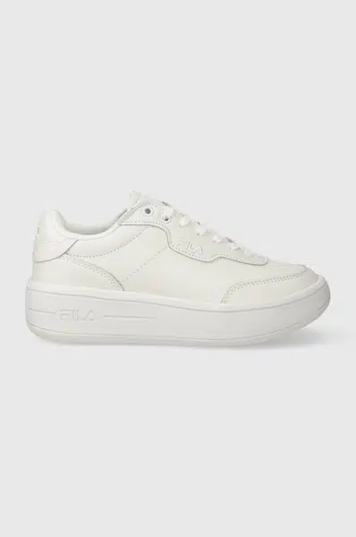 Kožené tenisky Fila PREMIUM bílá barva, FFW0337