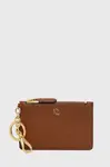 Kožené pouzdro na karty Lauren Ralph Lauren