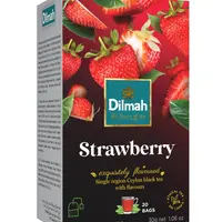 Dilmah Černý čaj Jahoda nálevové sáčky 20x1,5 g