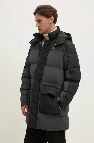 Péřová bunda Tommy Jeans