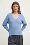 Svetr Dkny dámský, modrá barva, P4KSAL67