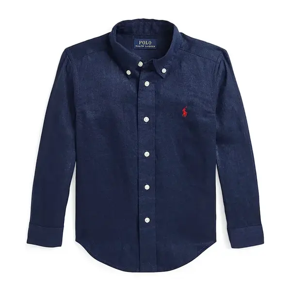 Dětská bavlněná košile Polo Ralph Lauren