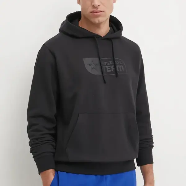 Mikina Nike Dallas Cowboys pánská, černá barva, s kapucí, s aplikací, 01D1-00A-7RD-RS5