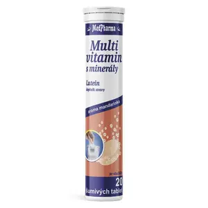 MedPharma Multivitamín s minerály + lutein 20 šumivých tablet