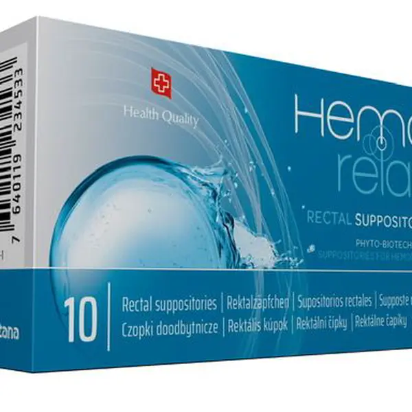 Hemorrelax rektální čípky 10 ks