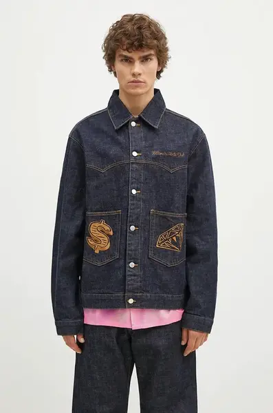 Džínová bunda Billionaire Boys Club Diamonds & Dollars Selvedge Denim