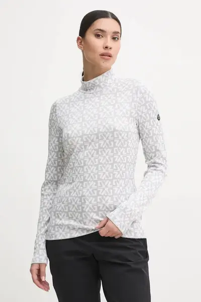 Svetr Newland Arya dámský, šedá barva, lehký, s pologolfem, N46514.144