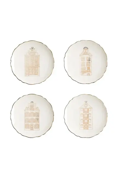 Sada dezertních talířů &k amsterdam Canal House 4-pack více barev