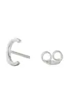 Stříbrná náušnice Design Letters