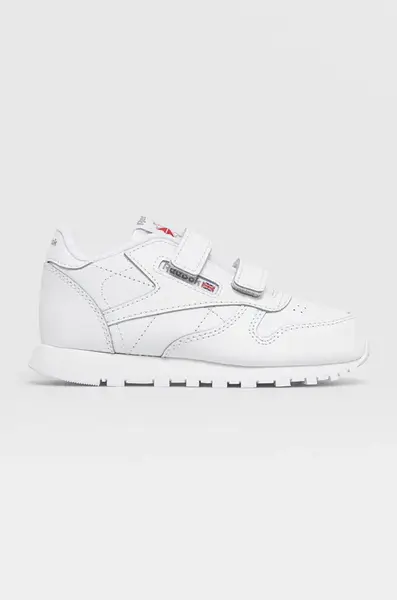 Dětské boty Reebok Classic CLASSIC LEATHER bílá barva, 100010355
