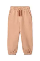 Dětské bavlněné tepláky Liewood béžová barva