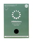 AllMatters Menstruační kalhotky s vysokým pasem vel. XXXL 1 ks černé