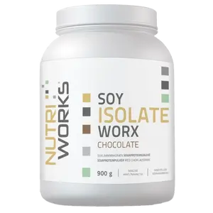NutriWorks Soy Isolate Worx 900g - jahoda