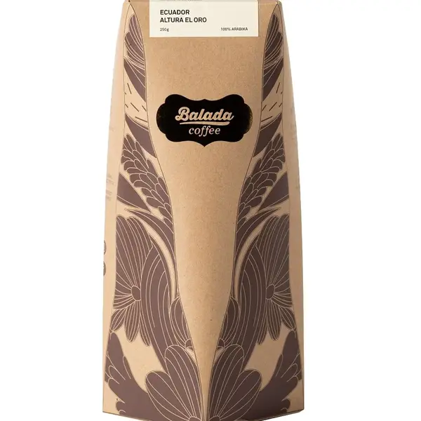 Balada Coffee Ecuador 100% Arabica zrnková káva 250 g