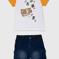 Kojenecká sada Guess bílá barva