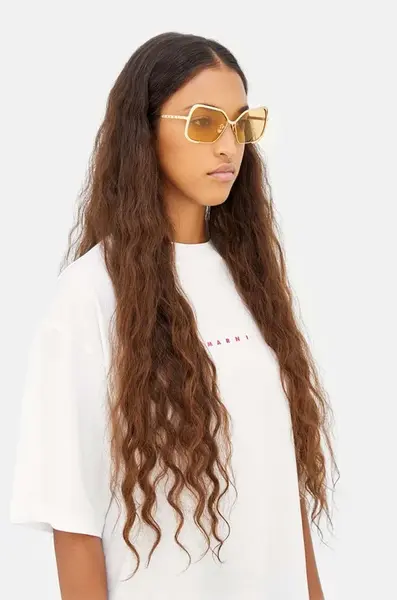 Sluneční brýle Marni Unila Valley Gold Mustard