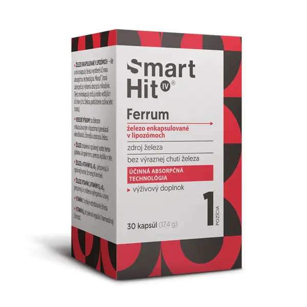 Valentis SmartHit IV Ferrum Lipozomální železo 30 kapslí