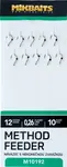 Mikbaits method feeder nadväzce s nekonečnou zarážkou 10ks - veľkosť 12