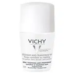 Vichy Dezodorant-Antiperspirant 48h roll-on pre citlivú alebo depilovanú pokožku (Soothing Anti-Perspirant) 50 ml